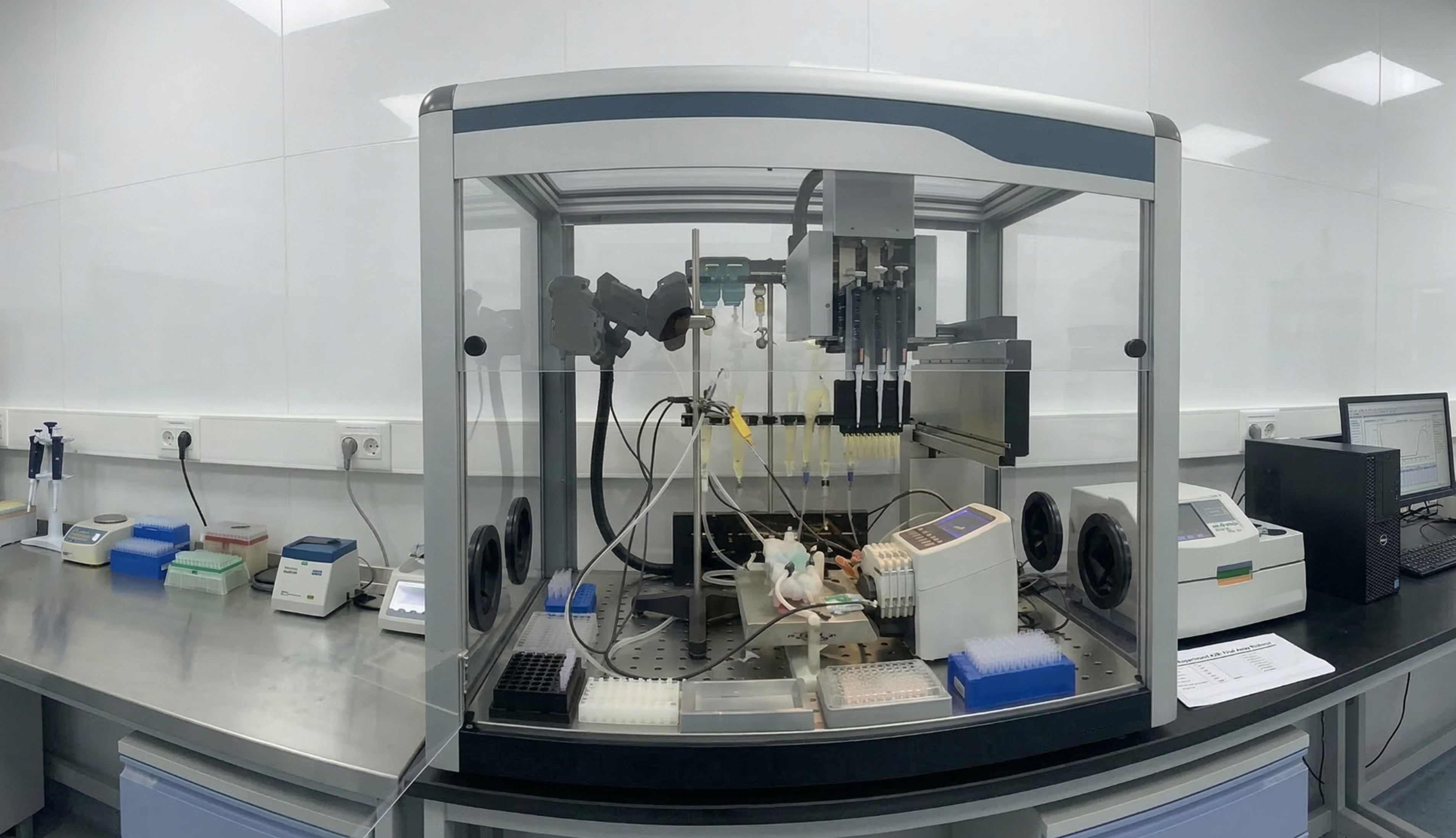 Automated laboratory equipment in a research environment