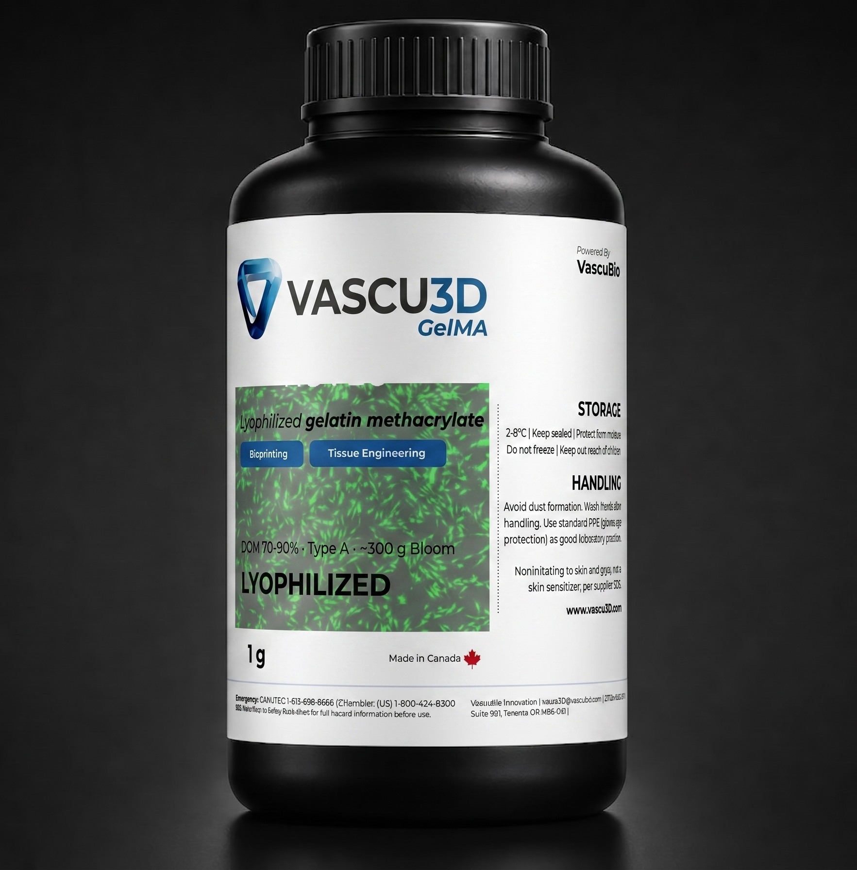 Vascu3D GelMA bottle